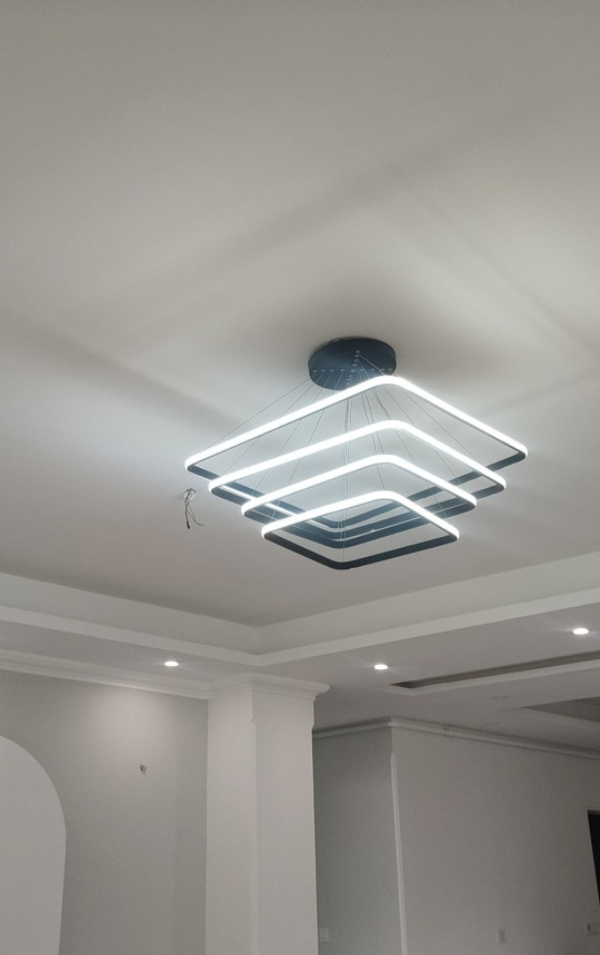 لوستر مدرن LED مربع 40/50/60/70 و دایره 30/50/70/90